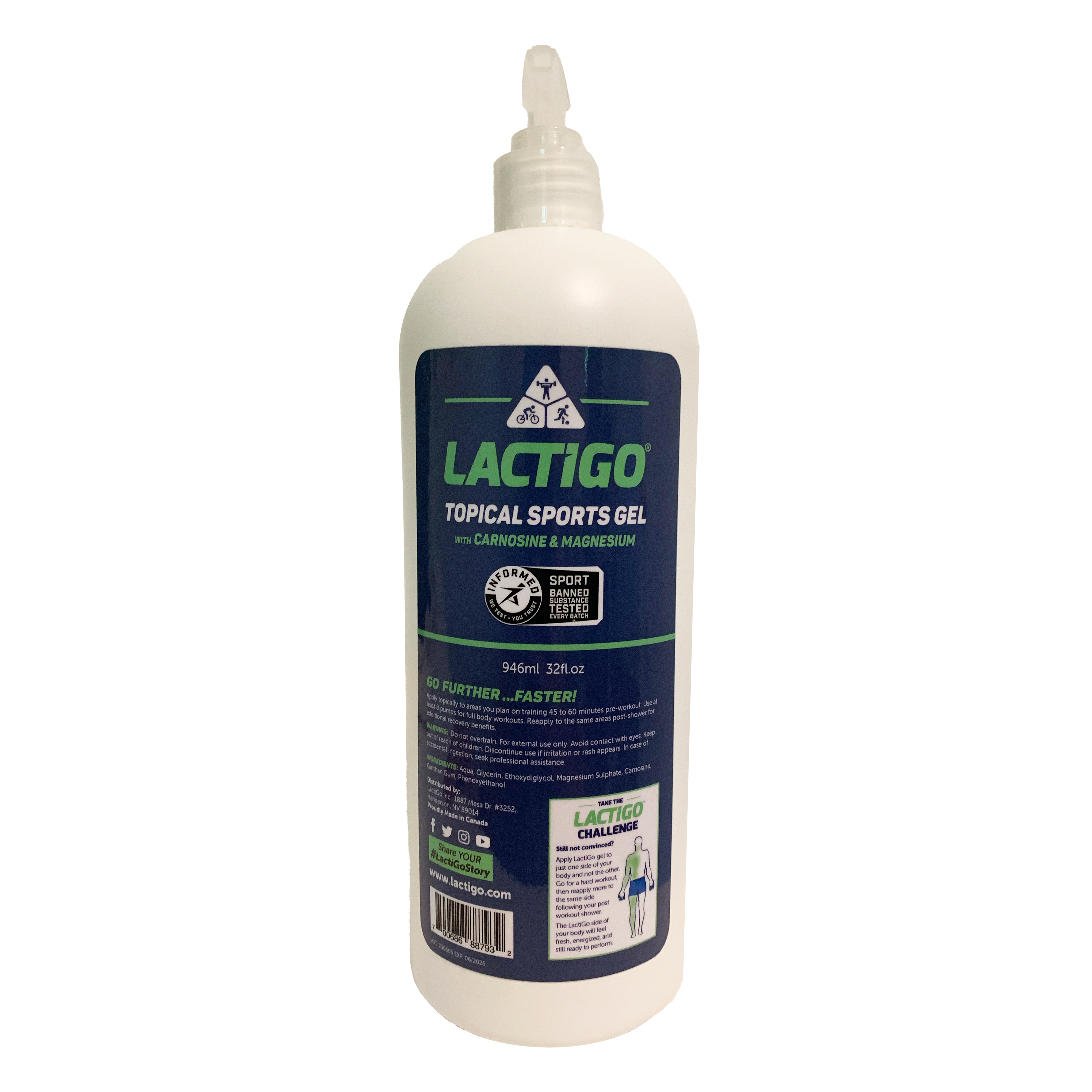 LactiGo Non-Menthol 946ml Bottle